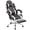 Black-White, variant on edx Comfort Gaming Chair, Ergonomic Design, Adjustable Features, Home Offfice Chair, Black and Red