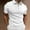 White, variant on Vivianyo HD Short Sleeve Shirt for Men Men Casual Solid Turndown Pullover Button Short Sleeve Blouse Tops