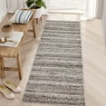 thumbnail image 2 of Haperlare Contemporary Runner Rugs for Hallway Machine Washable Braided Print Low Pile Runner Rug Entryway Laundry,Grey,2'x6', 2 of 7