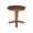 Distressed Oak, variant on 30" Solid Wood Round Top Pedestal Dining Table in White
