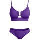 thumbnail image 4 of Conjuntos de bikini tankini para mujer Trajes de baño de bloques de color Traje de baño de dos piezas con tirantes anchos y soporte Traje de baño de dos piezas para mujer Trajes de baño tankini para m, 4 of 5