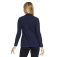 thumbnail image 3 of Saco Para Mujer Liso Blazer Marino Moda Casual Formal Manga Larga 330739 azul marino M Incógnita 330739, 3 of 5