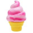 thumbnail image 2 of Nice Cream Cone Squishy, Glitter Ice Drop Malt Sugar Relieve Stress Balls, Fidget Silicone Sensory Toys, Sensory Squishies Stress Relief Toys for All Ages Pink, 2 of 5