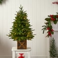 thumbnail image 5 of Nearly Natural 3' Finland Fir Artificial Tree in Planter, 5 of 11