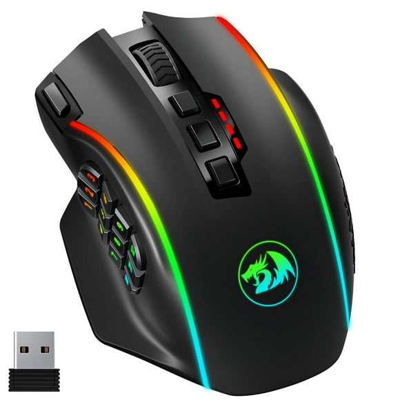 Ratón inalámbrico para juegos Redragon M901P-KS 16.000 DPI RGB