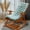 Blue, variant on Nkmbld Rocking Chair Cushions Indoor Outdoor, Super Soft Comfy Chair Pad Waterproof High Back Rocking Chair Cushions for Lounger Recliner, Blue