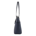 thumbnail image 2 of Michael Kors Womens Charlotte Large Top Zip Tote 35F0SCFT3L-406 (Navy/Silver Hardware), 2 of 4