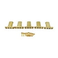 thumbnail image 1 of Bloqueo de cejuela para guitarra de 5 cuerdas, bloqueo de cuerdas compacto, reemplazo para bricolaje, de cuerdas de puente de bajo para instrumento Oro, 1 of 8