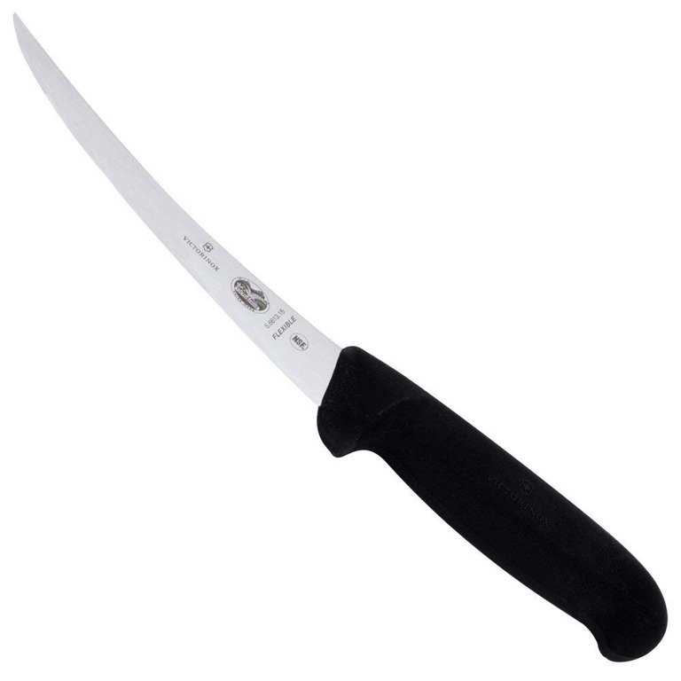 Victorinox - Fibrox Pro Chef Knife, Straight, 6, White —