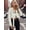 White, variant on Women's Leather Jacket Faux Motorcycle Biker Short Coat Belt Crop