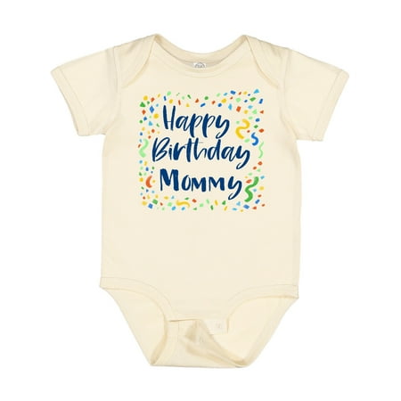 

Inktastic Happy Birthday Mommy Gift Baby Boy or Baby Girl Bodysuit