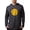 Heather Gray, variant on - Sigma Chi Grand Seal Color Long Sleeve T Shirt - Mens Hooded Shirt