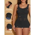 thumbnail image 5 of Takusun Women's Tummy Control Shapewear Tank Tops Seamless Round Neck Compression Tops, 5 of 6