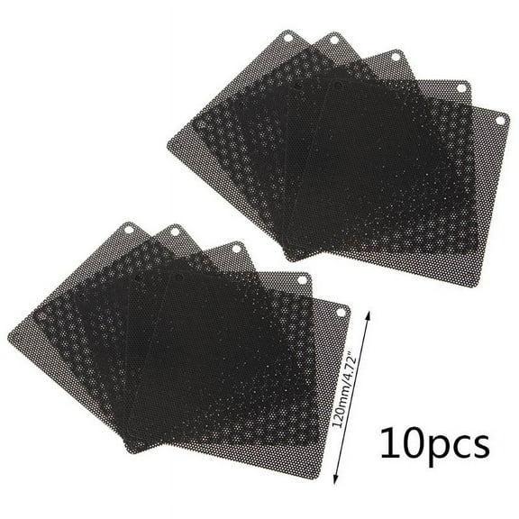 MANNYA 120mm Dust Filter for Computer Cooler Fan [10 Pack] PC Fan Frame Dust Mesh