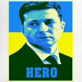 thumbnail image 3 of CafePress - Ukrainian President Zelenskyy Ukraine Flag Pajamas - Women's Short Sleeve Print T-Shirt and Pants Light Cotton Pajama Set, 3 of 7
