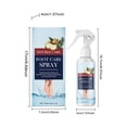 thumbnail image 3 of Foot Care Spray – 100ml – Deodorizing Mist, Anti Fungal Treatment, Refreshing Foot Cooler – With Tea Tree & Peppermint – For Smelly & Sweaty Feet, 3 of 7