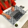 thumbnail image 3 of Sussexhome Large Mouse Pad for Desk - Cotton Mousepad for Desktop, Table, Office Desk Pad - Thin, Light, Portable Laptop Mat for Computer Mice - Machine Washable, Non-Slip, Foldable - 18" x 24", 3 of 8