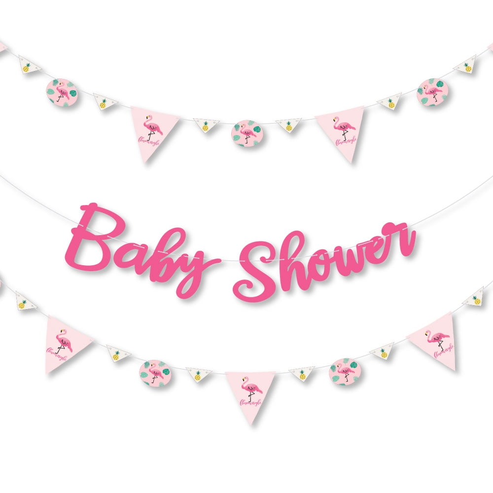 8 Count Baby Shower or Birthday Party Hot /& Cold Drinking Cups Big Dot of Happiness Flamingo Party Like a Pineapple