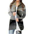 thumbnail image 2 of Cardigans Courts pour Femmes Manches Longues Mode Décontractée Imprimé Cardigan Haut Blouse en Liquidation, 2 of 6