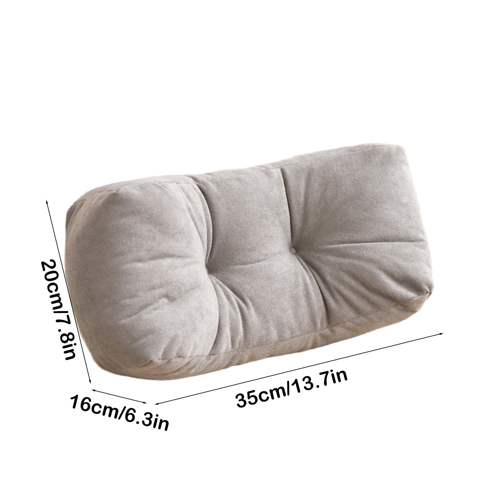 Neorosiri Lumbar Support Pillow,Office Chair Sofa Back Cushion,P.P Filling Waist Protector,Nap Bedside Use 14.1x7.8 Inch