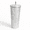 Silver, variant on 26oz Silver Glitter Tumbler, Double Wall Vacuum Insulated Stainless Steel Water Bottle for Gym & Office