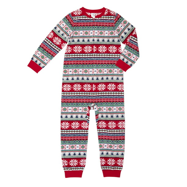 Family Sleep Merry Everything Unionsuit Pajama (Boys or Girls Unisex ...