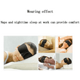thumbnail image 3 of Eye Mask for Sleeping, Blindfold Night Sleep Masks-Blackout Eye Cover for Adults - 3D Contoured Adjustable Eyemask Blinder for Men, Women & Kids-Eyeshades, 2pcs, 3 of 4