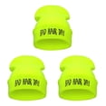 thumbnail image 2 of sweethay Moda Skullies Mujer Bad Hair Day Sombreros Invierno Unisex Casual Hombre Cap Boy Hip Hop Bordado Otoño Sombrero de punto Mujer Type5 NO5, 2 of 6
