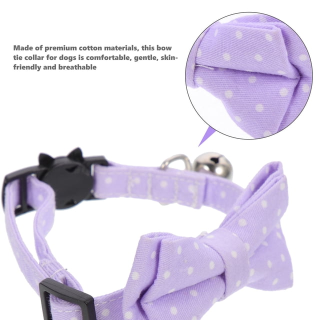 UPGRATOR Collar Para Perro Pequeño Con Pajarita De Y Cómodo Y