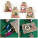 thumbnail image 5 of Bolsas de regalo de Navidad Macarena 4 Bolsas de cordón reutilizables Arpillera para dulces, 5 of 8