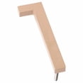 thumbnail image 2 of Montague Metal Products 8" Gold Floating or Flat Modern House Numbers 0-9 - 2, 2 of 7