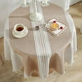 thumbnail image 2 of Rustic Round Tablecloth Tassel Boho Table Cloth for Tea Table Kitchen Dining Party Tabletop Decoration, 2 of 4