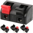 thumbnail image 1 of CNKOO 4pcs Stereo Speaker Terminal Connector 2-pin Speaker Wire Terminal Connector, 1 of 6