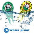 thumbnail image 4 of 3 Pieces Clean Up After Your Dog Sign Dog Pooping Pick Up Sign Double Sided Sign Respectful Sign for Outdoor Yard Garden, 4 of 7