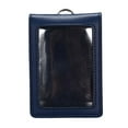 thumbnail image 4 of Badge Holder,Badge Holder Soft Vertical ID Badge Card Holder,PU Leather ID Card Holder with Clear ID Window,Card Pockets Business Work Card Holder,Vertical Type Card Case Protector Dark Blue, 4 of 8
