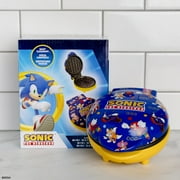 Uncanny Brands Sonic the Hedgehog Mini Waffle Maker, Non Stick