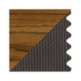 thumbnail image 2 of Wooden Mallet LR-MOBRN Deluxe Straight Leg Luggage Rack in Medium Oak with Brown Webbing, 2 of 3