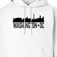 thumbnail image 3 of Inktastic Washington Dc City Skyline Adult Hoodie Sweatshirt, 3 of 4
