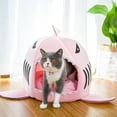 thumbnail image 3 of Dog and Cat Bed - Cartoon Pet House with Removable and Washable Cushions, 3 of 5