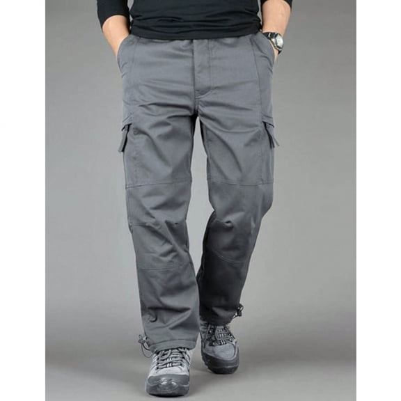 Casual Multi-Pocket Cargo Pants, Loose Straight Fit Outdoor Work Trousers for Men & Wom