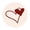 B, variant on B Round Rubber Table Mat With Love Design For Dining Table Kitchen Decor Valentine Day Celebration Placemat