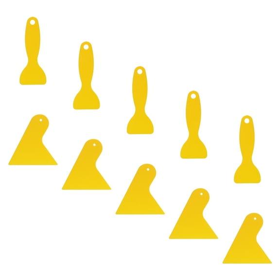 TABLZONE 10Pcs Car Window Tinting Tools Triangle Squeegee Kit for Auto Film Installation with ABS Plastic