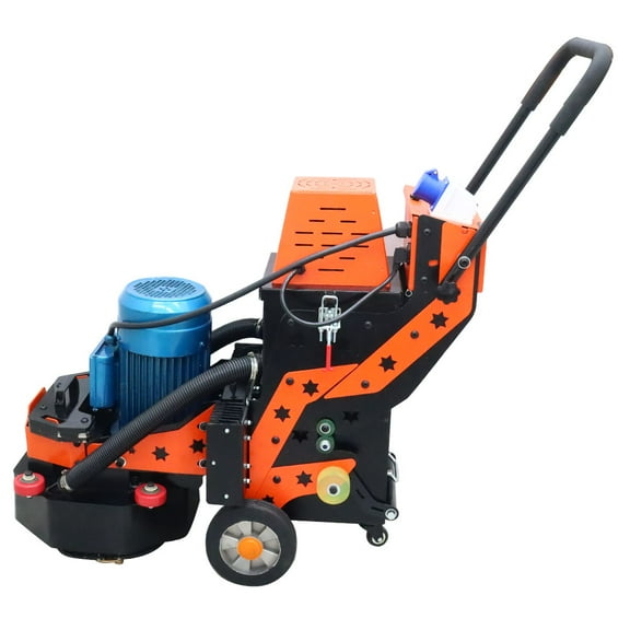Concrete Grinding Polishing Machine Epoxy Floor Grinder Sander 220V with Vacuum Dust-free