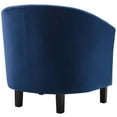 thumbnail image 4 of Modway Prospect Modern Performance Velvet Armchair in Navy (Set of 2), 4 of 4