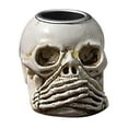 thumbnail image 6 of Halloween Skeleton Decorations Realistic Resin Skull Heads Figurine Ornaments Terror Skull Resin Crafts Gothic Decoration for Home Office Desk, 6 of 8