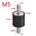 thumbnail image 4 of BTOER 4X Rubber Buffer Set Vibration Damper Silent Block Rubber Metal Buffer M5 M6 M8 Protects Against Vibration Interference, 4 of 9