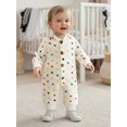 thumbnail image 5 of Miaouyo Infant Baby Boy Girl Winter Romper 0 3 6 9 12 Months Cute Animal Pattern Long Sleeve Hooded Warm Jumpsuit, 5 of 9