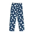 thumbnail image 6 of Balery Cute Goose On Blue Sky print Men's Pajama Pants,Ultra Lightweight Pjs,Lounge Pant-Small, 6 of 9