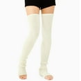 thumbnail image 4 of Mgmyaa Women's Knitted Leg Warmers - Over the Knee Extra Long Winter Thick Thigh High Footless Sock, 4 of 5