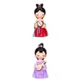 thumbnail image 1 of 2 muñecas chinas con trajes antiguos. Con Abanico y Con Pipa, 1 of 9